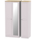 Venice Standard Triple Mirrored Wardrobe